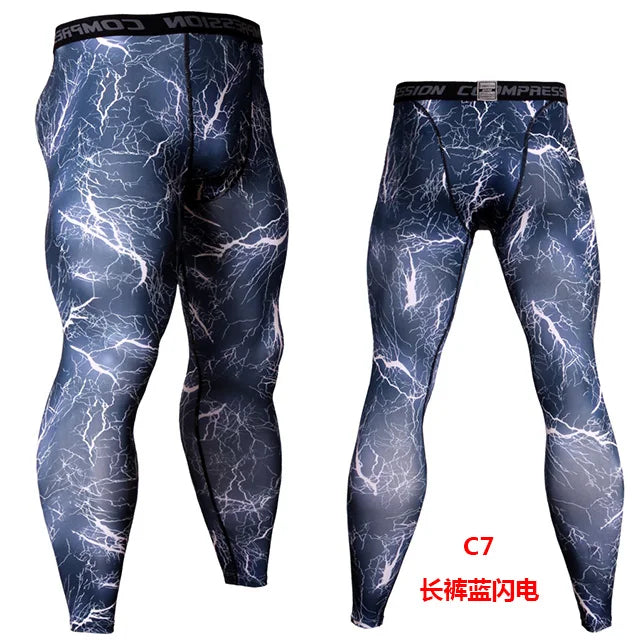 Camo Compression Jogging Tights