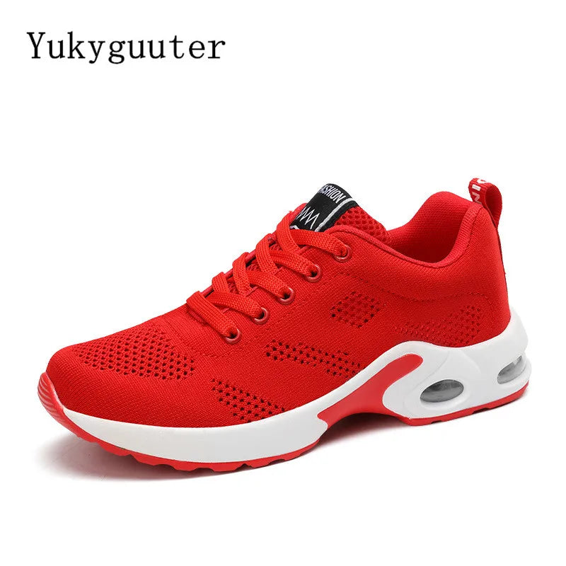 Breathable Solid Color Running Shoes