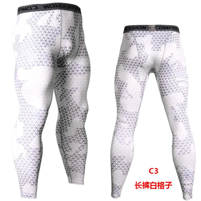 Camo Compression Jogging Tights