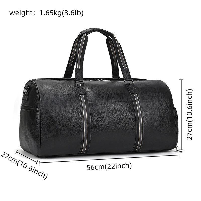 PU Leather Gym Bag